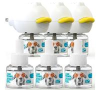 STUNICK CB1 Diffuseur apaisant pour chien, phéromones apaisantes, approvisionnement de 60 jours, 3 diffuseurs et 6 recharges, aide à réduire le stress, la séparation, les accidents d'urine, les
