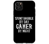Stunt Double by Day Gamer by Night Movie Effect Stunt Double Coque pour iPhone 11 Pro Max