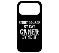 Stunt Double by Day Gamer by Night Movie Effect Stunt Double Coque pour iPhone 17 Pro Max