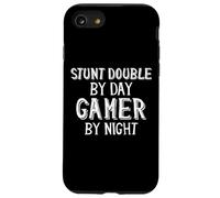 Stunt Double by Day Gamer by Night Movie Effect Stunt Double Coque pour iPhone SE (2020) / 7/8