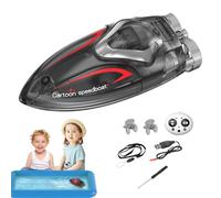 Stunt RC U - Bateau RC - Kit de Jouets à Distance pour Bateau à télécommande - Mini Speedcraft Rechargeable - du Corps en Plastique compacte - Lumière LED Lumineuse avec contrôles faciles pour