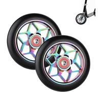 Stunt Scooter Replacement Wheels For 88a Scooter With Abec-9 Aluminum Bearing - 110mm Replacement Wheels For Stunt Scooter - Fits Most Stunt Scooter