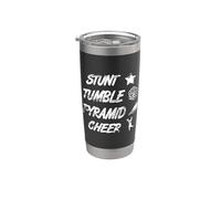 Stunt Tumble Pyramid Cheer Gobelet isotherme en acier inoxydable double paroi