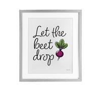 Stupell Industries Affiche encadrée « Let The Beet Drop » sous verre, design par Susan Ball, 53,3 x 43,2 cm