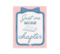 Stupell Industries Chic Just One More Chapter Plaque murale Art, design par Marcus Prime, 35,6 x 27,9 cm