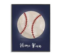 Stupell Industries Game On Home Run Giclée encadrée par Christine Simpson Art, 30 x 24 cm