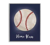 Stupell Industries Game On Home Run Giclée encadrée par Christine Simpson Art, 35,6 x 27,9 cm