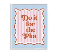 Stupell Industries Giclée encadrée Do It For The Plot par Emily Dumas, 50,8 x 40,6 cm