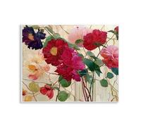 Stupell Industries Haiku Flower Vase Plaque murale Art Design par Annabelle Hall 28 x 35,6 cm