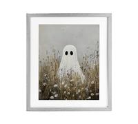 Stupell Industries Impression encadrée Ghost In Field of Wildflowers Birch Under Glass, design by Creative Studio, 40,6 x 33 cm