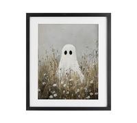 Stupell Industries Impression encadrée Ghost In Field of Wildflowers Birch Under Glass, design by Creative Studio, 21 x 17