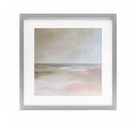 Stupell Industries Impression encadrée gris doux paysage sous verre, design par Petal Prints Design, 40,6 x 40,6 cm