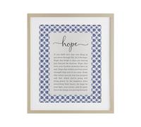 Stupell Industries Impression encadrée « Hope For Brighter Days » en bouleau, design par Lettered and Lined, 40,6 x 33 cm
