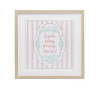 Stupell Industries Impression encadrée « This Is Your Sign » grise inspirante sous verre, design par Lara Beeston, 40,6 x 40,6 cm