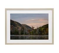 Stupell Industries Nature's Change Reflection Affiche encadrée blanche sous verre, design par James Rodewald, 17 x 23 cm