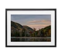 Stupell Industries Nature's Change Reflection Affiche encadrée blanche sous verre, design par James Rodewald, 35,6 x 50,8 cm