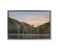 Stupell Industries Nature's Change Reflection Toile murale encadrée flottante grise par James Rodewald, 43,2 x 63,5 cm