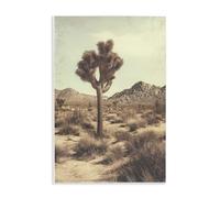 Stupell Industries Petal Prints Plaque murale Motif arbre solitaire dans le désert 38 x 25 cm