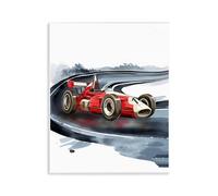 Stupell Industries Plaque murale de voiture Race Day F1, design par Christine Simpson Art, 35,6 x 27,9 cm