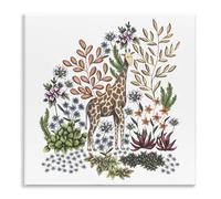 Stupell Industries Plaque murale motif girafe de la jungle par Cecilia Battaini, 30,5 x 30,5 cm