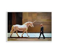 Stupell Industries Poster encadré The Exception Proves The Rule Blanc 30,5 x 45,7 cm