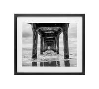 Stupell Industries Tableau encadré en perspective de bouleau sous verre, design par Jeff Poe Photography, 33 x 40 cm