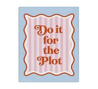 Stupell Industries Toile murale Do It For The Plot par Emily Dumas, 30 x 24 cm