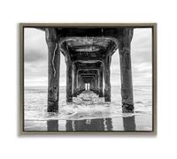 Stupell Industries Toile murale encadrée en perspective avec structure jetée en perspective, motif par Jeff Poe Photography, 43,2 x 53,3 cm