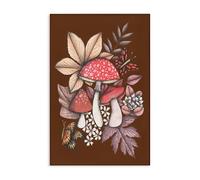 Stupell Industries Toile murale motif champignons automnaux par Cecilia Battaini, 36 x 24 cm