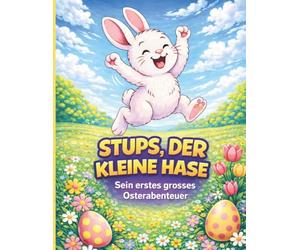 Stups, der kleine Hase: Sein erstes großes Osterabenteuer, zum Lesen und Ausmalen.