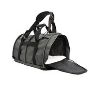 SturdiBag SB3-PRO-SM Sac de Transport XL pour Animal Domestique Hauteur Flexible pour Chat et Chien Côtés Souples avec Clips de sécurité et Sangles de Ceinture de sécurité Fumé 50,8 x 40,6 x 30,5 cm