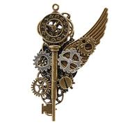 Sturdy Alloy Retro Steampunk Broochh - Steampunk Pin And Brooch