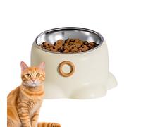 Sturdy Dog Bowl - Tilted Slow Feeder, Pet Feeder with Stable Base Bottom, Puppy Bowls for Easy Swallowing, Pet Supplies Removable Feeding Station, Feline Bowl for Daily Feeding