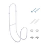 Sturdy Hose Holder - Wall Mount Stand for Outdoor Utility | Steel Hook with Secure Grip, Garden Pipe Organizer, Garage Storage Solution, Backyard Fence Accessory, Pool House Tool for Extension Cords