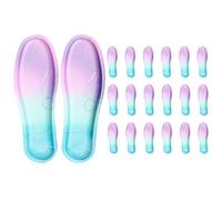 sturdy Inserts Cooling 10 Pairs Breathable Odor Removal | Cool Down Sneakers Insoles for Hiking Camping Cycling Fishing Construction Sites Daily Commute Dog Walking
