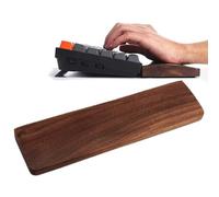 Sturdy Keyboard Wrist, Rest Black Walnut, Solid Wrist Guard, Support