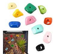 Sturdy Lizard Holds, Tank Climbing Set, Reptile Rocks with Feature, Aquarium Climbing Accessories with Secure Build, Terrarium Decor with Natural Look, Reptile Climber for Gecko and Dragon