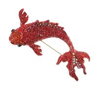 Sturdy Material Fish Brooch Koi Lapel Pin for Women's Clothing and Hat Decoration