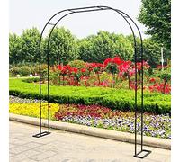 Sturdy Metal Arch for Climbing Plants Garden Trellis Rose Arch Support - Available in 120-350cm Widths Ideal for Outdoor Decoration (Size: B180 x H240cm)