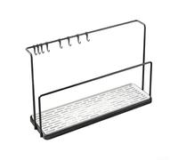 Sturdy Metal Cup Drying Rack for Tumblers Mugs(Black)