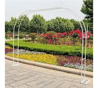 Sturdy Metal Garden Arch for Climbing Roses - Wedding Arches in 160cm, 180cm, and 200cm (W120 x H220 cm) - Elegant Outdoor Decor for Weddings and Gardens