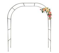 Sturdy Metal Garden Arch Wedding Arbor Rose Arch for Outdoor Use Available in 150CM to 400CM Widths Size 2.6m x 2.4m (8.5ft x 7.9ft) - Perfect for Events & Decor