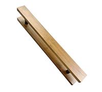 Sturdy Push Pull Door/Barn Sliding Glass Door Hardware Bar,Wooden Door Handles for Interior Doors, Wide Square Gate Grab Pole, Rustic, Double Sided(Length 180cm(71inch))