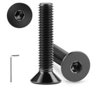 Sturiz 60 Piezas Tornillos Avellanad M4x30mm Plata Tornillos de Cabeza Avellanada Hexagonal de Acero Inoxidable A2 V2A Norma DIN 7991 con llave Hexagonal Interior Adaptées aux Mécaniques et au Mobilie