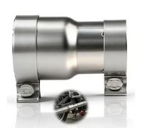 sturiz Manchon Reducteur Echappement Acier inoxydable 304 pour 140 mm Collier Echappement 70mm à 76mm Réducteur Bande Tuyau D'échappement Acier Inoxydable Collier de Serrage Double D'échappement