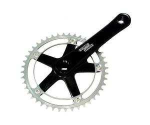 Sturmey Archer Crankkel 46t Black Silver 170mm FCT66 (SA)