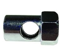 Sturmey Archer Écrou d'essieu arrière droit en acier HMN129 Zilvergrijs