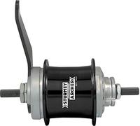 Sturmey Archer Duomatic Kick-shift Rear Hub Argenté 32H Black