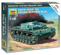 Sturmgeschutz III Ausf.b Kit Modèle Plastique Tank 1:100 ZVEZDA