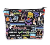 Sturniolo Trousse de maquillage Chris & Matt & Nick Gifts Team Orange Violet Bleu Cadeaux Sturniolo Merch, Wanna Swing Blmb1